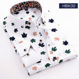 2017 New Fashion Men Long Sleeve Shirts Brand Casual Printed Men's Clothes Spring Autumn Shirts for Men Male Slim Shirt MCL049