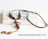 2017 New Peacock Necklace for Women Tassels Colorful Bead and Wood Boho bijoux Fashion jewelry Statement Necklace Maxi