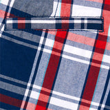 Boys Plaid Woven Shorts-MEN