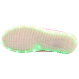 Lynnaa Boy's Girl's 7 Colors Light Up Led Luminous Shoes Flashing Sneakers