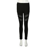 Lookatool Women High Waist Skinny Leggings of Patchwork Mesh Push Up Yoga Pants