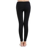 TALACCA Womens Active Mesh Yoga Capri Leggings w Pocket - High Waist Tight Workout Pants