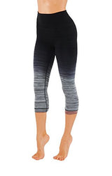 CodeFit Yoga Power Flex Dry-Fit Pants Workout Printed Leggings Ombte Print