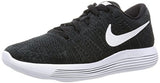 Nike Men's LunarEpic Low Flyknit Running Shoes (Black, White)
