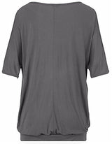 Lovaru Women's O Neck Feather Print Shirt Casual Cutout Sleeve Top Blouse