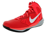 Nike Prime Hype DF Men Round Toe Synthetic Red Basketball Shoe