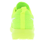 Nike Womens Wmns Roshe NM Flyknit Volt/White-Electric Green Fabric