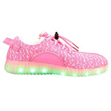 Lynnaa Boy's Girl's 7 Colors Light Up Led Luminous Shoes Flashing Sneakers