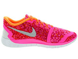 Nike Girl's Free 5.0 Print Running Shoe