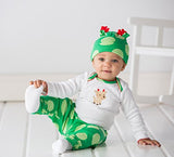 Gerber Baby Girls 3 Piece Set - Bodysuit, Cap and Pant