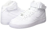 Nike Air Force 1 Mid White White Womens Trainers