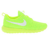 Nike Womens Wmns Roshe NM Flyknit Volt/White-Electric Green Fabric