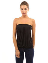 PattyBoutik Women's Pleated Tube Top