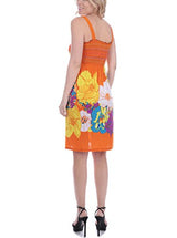NY Deal Women's Smoked Tube Dress Cover Up, 17-Orange, X-Large