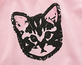 HANYI Baby Kids Set Cats Print Tracksuit +Pants Outfits Set