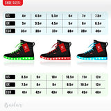 Light Up Shoes For Kids, Girls Boys Women & Men with 11 Led Lighting Patterns & 4 Pairs Of Colorful Laces - Free + Shipping