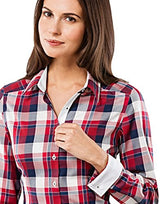 Vincenzo Boretti Blouse, modern-fit, checked - non-iron