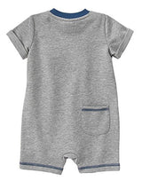 Gymboree Baby Toddler Boys' Gray Dino Graphic Romper
