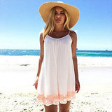 FAPIZI ♥ Women Dress ♥ Women Backless Short Summer Beach Mini Dress Sundress