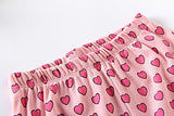 Girls Pajamas Little Kid Shorts Set 100% Cotton Clothes Size 12M-8Y
