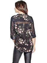 G by GUESS Women's Ginnie Chiffon Shirt