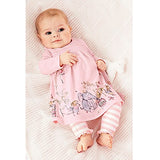 Ferenyi Baby Girls Clothes Suit Cartoon Girl Long-sleeved Dress With Pants Sets