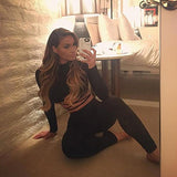 Longwu Women's Sexy Tops and Long Pants Two-piece Set Bandage Club Jumpsuits - Free + Shipping