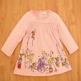 Ferenyi Baby Girls Clothes Suit Cartoon Girl Long-sleeved Dress With Pants Sets