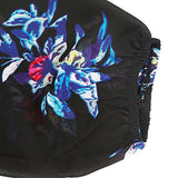 Obazidou Women Casual See Through Floral Print Long Sleeve Chiffon Shirt Blouse Tops - Free + Shipping