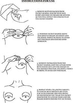 Clear Adhesive Uplifting Breast Tapes - 6 Pairs Plus Nipple Covers Free