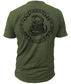 Don't Tread On Me - Militia - Men's tShirt DTOM Clothing