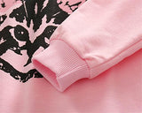 HANYI Baby Kids Set Cats Print Tracksuit +Pants Outfits Set