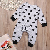 Newborn Baby Boy Girl Warm Long Sleeve Romper Outfits Jumpsuit Bodysuit Clothes - Free + Shipping