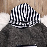 Newborn Baby Boy Girl Warm Hoodie T-shirt Top + Pants Outfits Set Kids Clothes