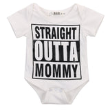 Baby Girl Boy Clothes Straight Outta Mommy Bodysuit Romper Jumpsuit Outfits