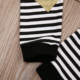 Newborn Baby Boy Girl Romper Tops + Headband+Leg Warmer 3PCS Outfits Set Clothes …