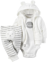 Carter's Baby Boys' 3 Piece Terry Cardigan Set (Baby)