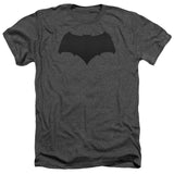 Soft Touch Batman V Superman Logo Justice League DC Comics Men's tShirt Heather Grey