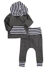 Newborn Baby Boy Girl Warm Hoodie T-shirt Top + Pants Outfits Set Kids Clothes
