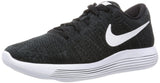 Nike Men's LunarEpic Low Flyknit Running Shoes (Black, White)