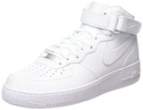 Nike Air Force 1 Mid White White Womens Trainers