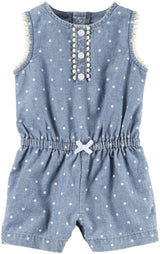 Carter's Baby Girls' Polka Dot Romper