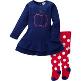 Gerber Girls' Micro Fleece Dress with Tights