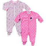 Gerber Baby Girls' 2 Pack Zip Front Sleep 'N Play - Free + Shipping