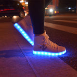 SYTAT 2016 New Colors luminous shoes LED glow shoe women fashion USB rechargeable light led shoes for adults led shoes