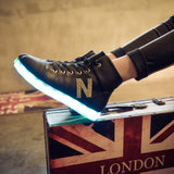 SYTAT 2016 New Colors luminous shoes LED glow shoe women fashion USB rechargeable light led shoes for adults led shoes