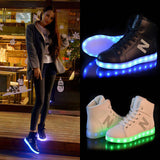 SYTAT 2016 New Colors luminous shoes LED glow shoe women fashion USB rechargeable light led shoes for adults led shoes