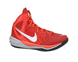 Nike Prime Hype DF Men Round Toe Synthetic Red Basketball Shoe