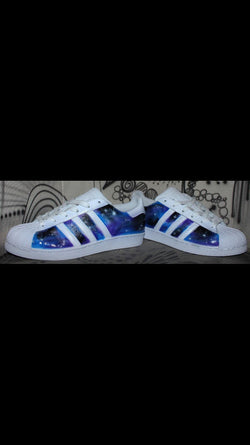 Custom Adidas Superstar GALAXY shoes