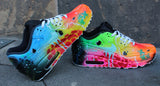 Nike Air Max 90 Blue Galaxy Style Painted Custom Shoes Sneaker Airbrush Kicks rare schuhe *UNIKAT*